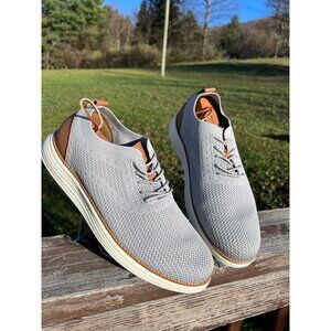 slim fit dress slacks VILOCY Men's Dress Sneakers Oxfords Casual Business Shoes Lace Up  Lightweight Walking Knit Mesh Fashion Sneakers Grey,EU43